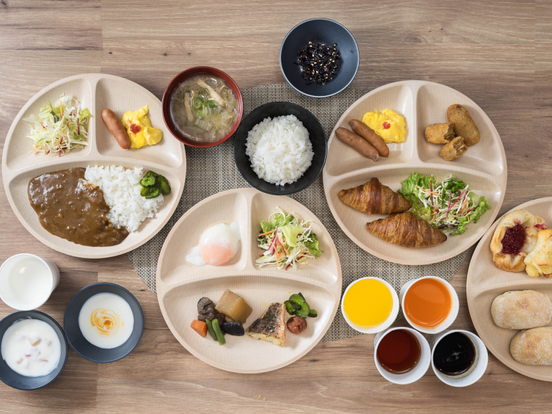 スーパーホテル東京・亀戸の身体がよろこぶ無料朝食ビュッフェ