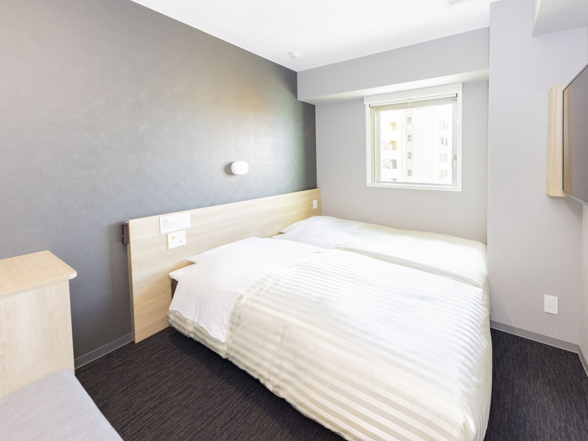 スーパーホテル札幌・北5条通のぐっすり眠れる環境を追求した快適な客室