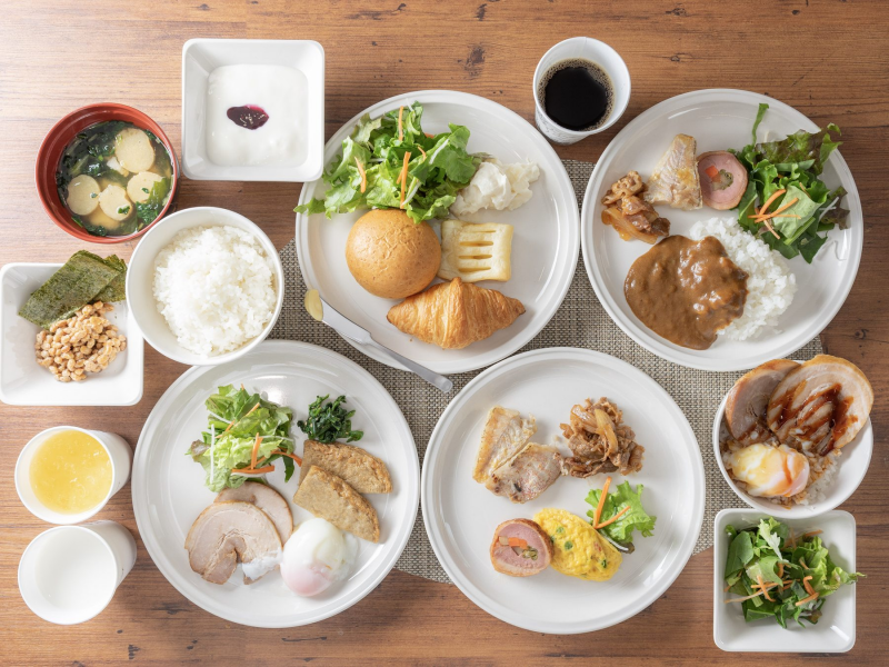 天然温泉 海道の湯 スーパーホテル今治の身体がよろこぶ無料朝食ビュッフェ